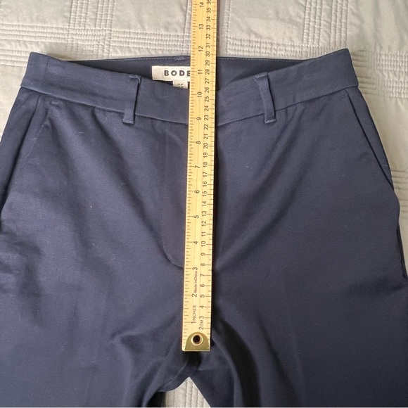 Boden Womens Size 4 Petites Navy Blue Wide Leg Culotte Pants Cropped Career - Picture 9 of 14